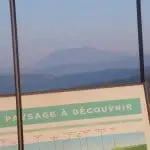 Photographie d'une table d'orientation à Autichamp dans la Drôme