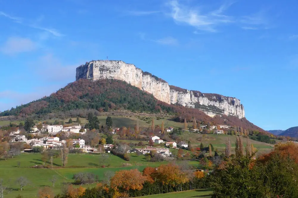 Photographie du rocher du Vélan à Plan du Baix dans le Vercors