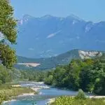 Photographie d'une rivière du sud de la France