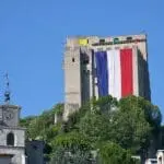 Photographie du plus haut donjon de France à Crest