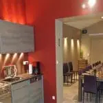 Photo de la cuisine d'un gîte de groupe entre Crest et Die