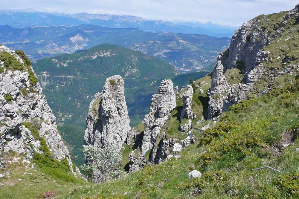Photographie du massif des 3 becs proche de Saou